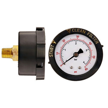 Pentair Pressure Gauge Rear Mount W/ Indicator | 190059Z - Pool Filter Parts - img - 1