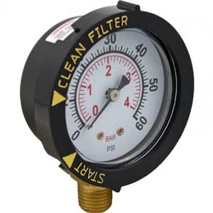 Pentair Pressure Gauge Top Mount w/ Indicator | 190058Z - Pool Filter Parts - img - 1