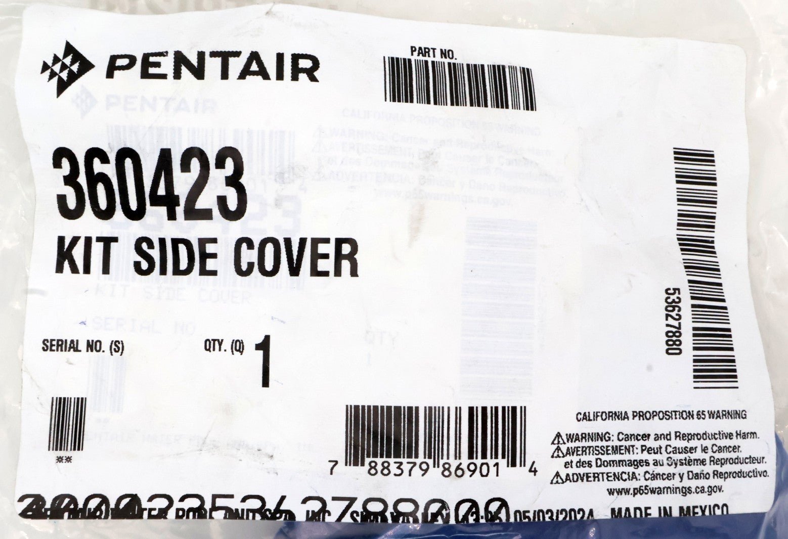 Pentair Racer LS Side Cover Kit 360423 - Cleaner Parts - img - 4