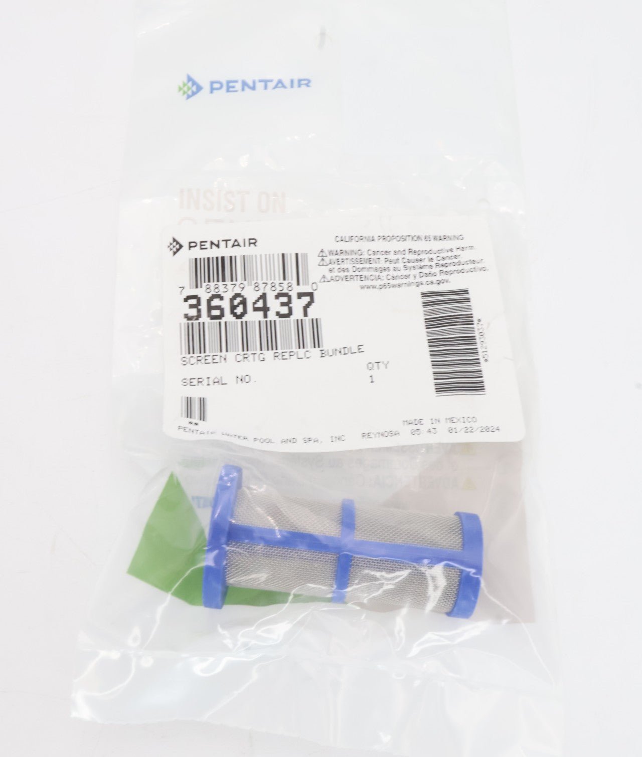 Pentair Racer Replacement Screen Cartridge 360437 - Cleaner Parts - img - 4