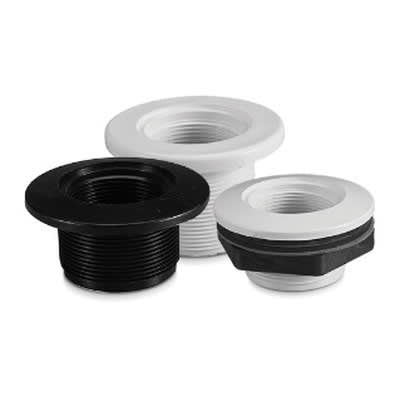 Pentair Return Fittings, Long Body, 1 - 1/2" Threaded x 1 - 1/2" Socket, White, Gunite | 542402 - Miscellaneous - img - 1