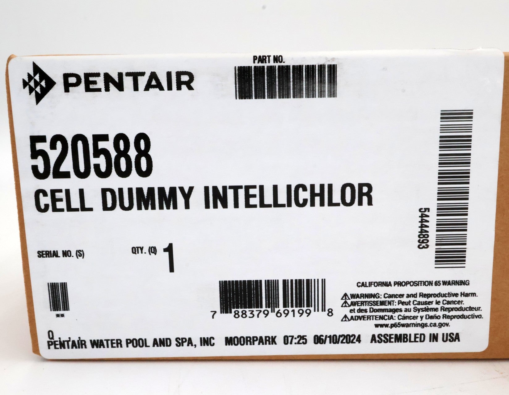 Pentair Sanitizer Pass - Through Cell for Winterizing 520588 - Salt Chlorine Generation - img - 5