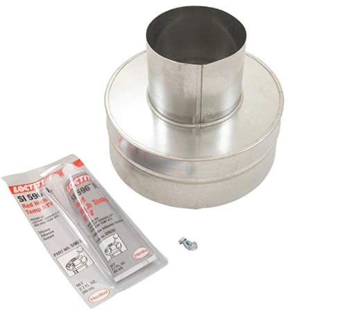 Pentair Sta - Rite Metal Flue Collar for MasterTemp Max - E - Therm Heater, 4"x 6" | 77707 - 0076 - Heater Parts - img - 1