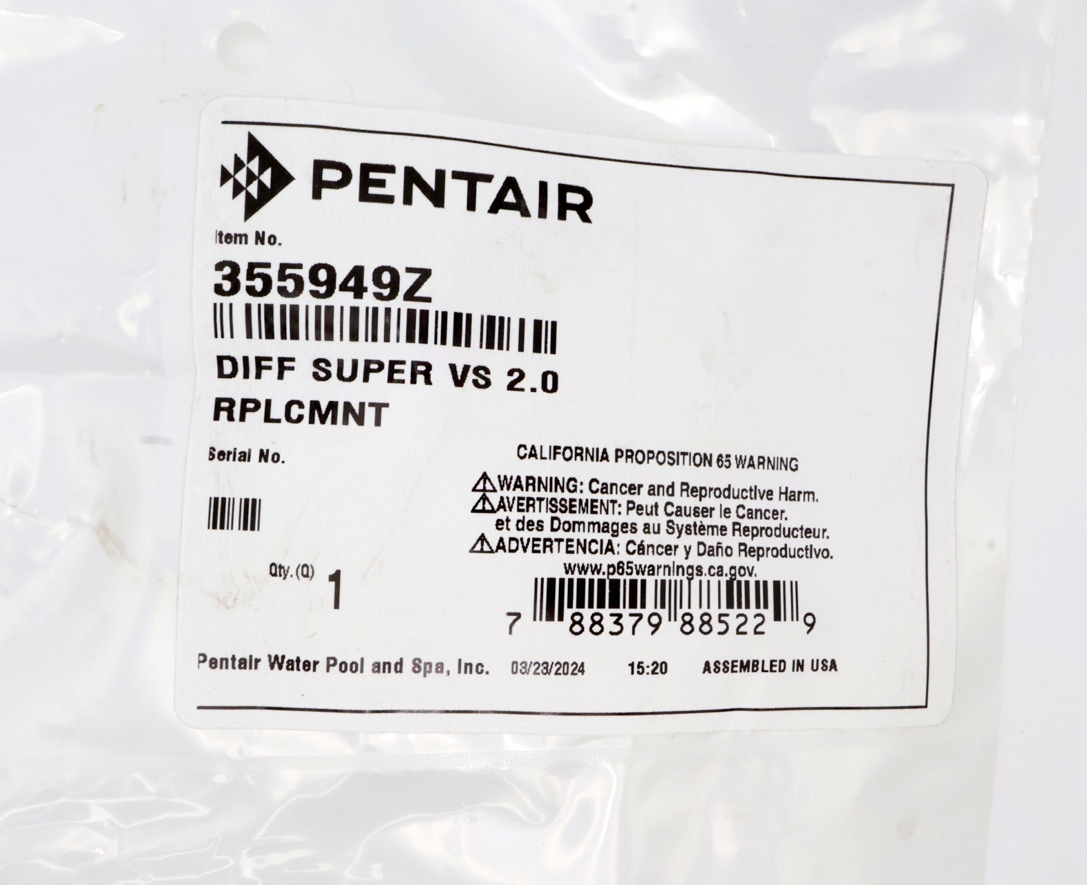 Pentair Superflo VST Diffuser 355949Z - Pool Pump Parts - img-5