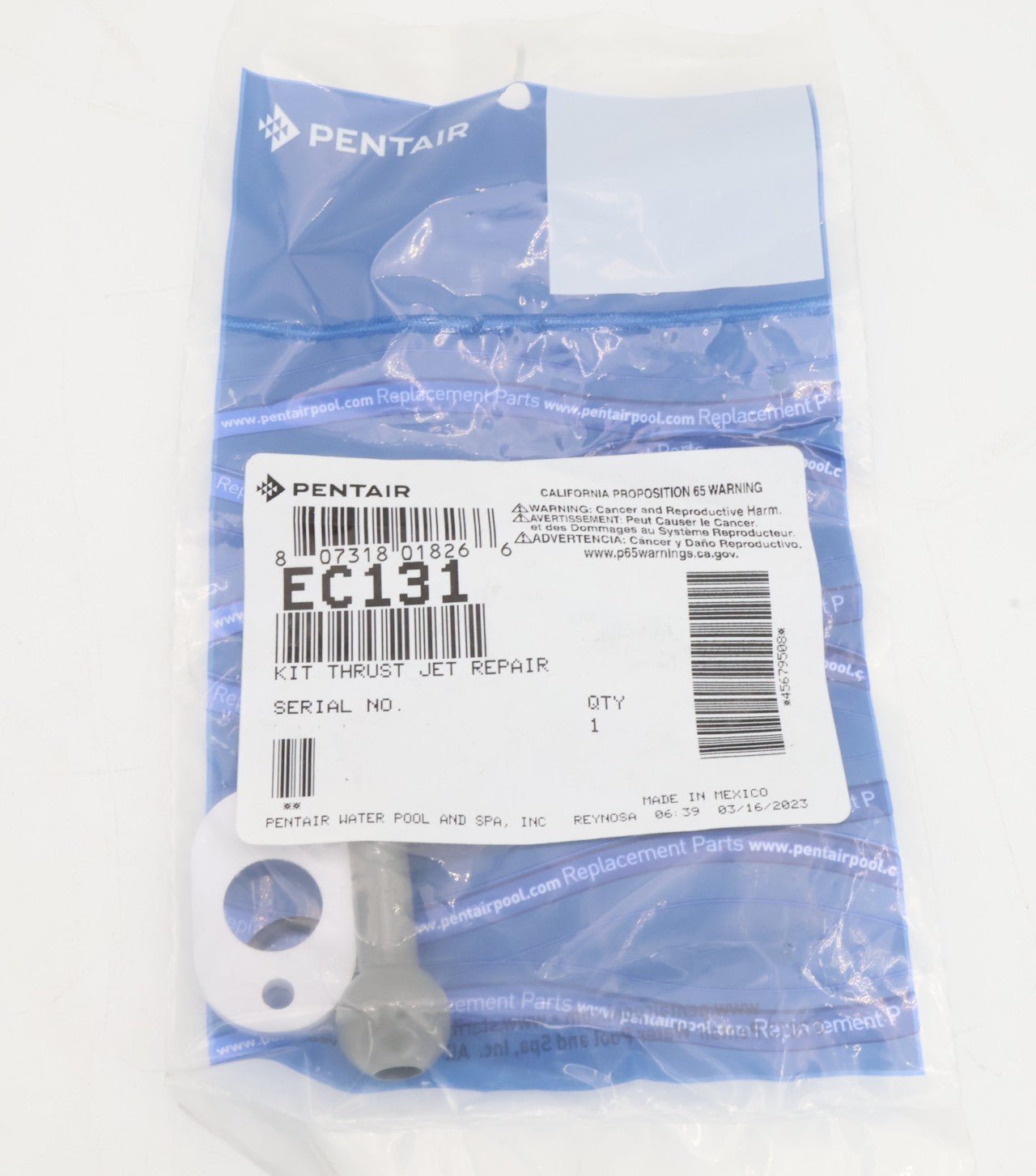 Pentair Thrust Jet Repair Kit EC131 - Cleaner Parts - img - 3