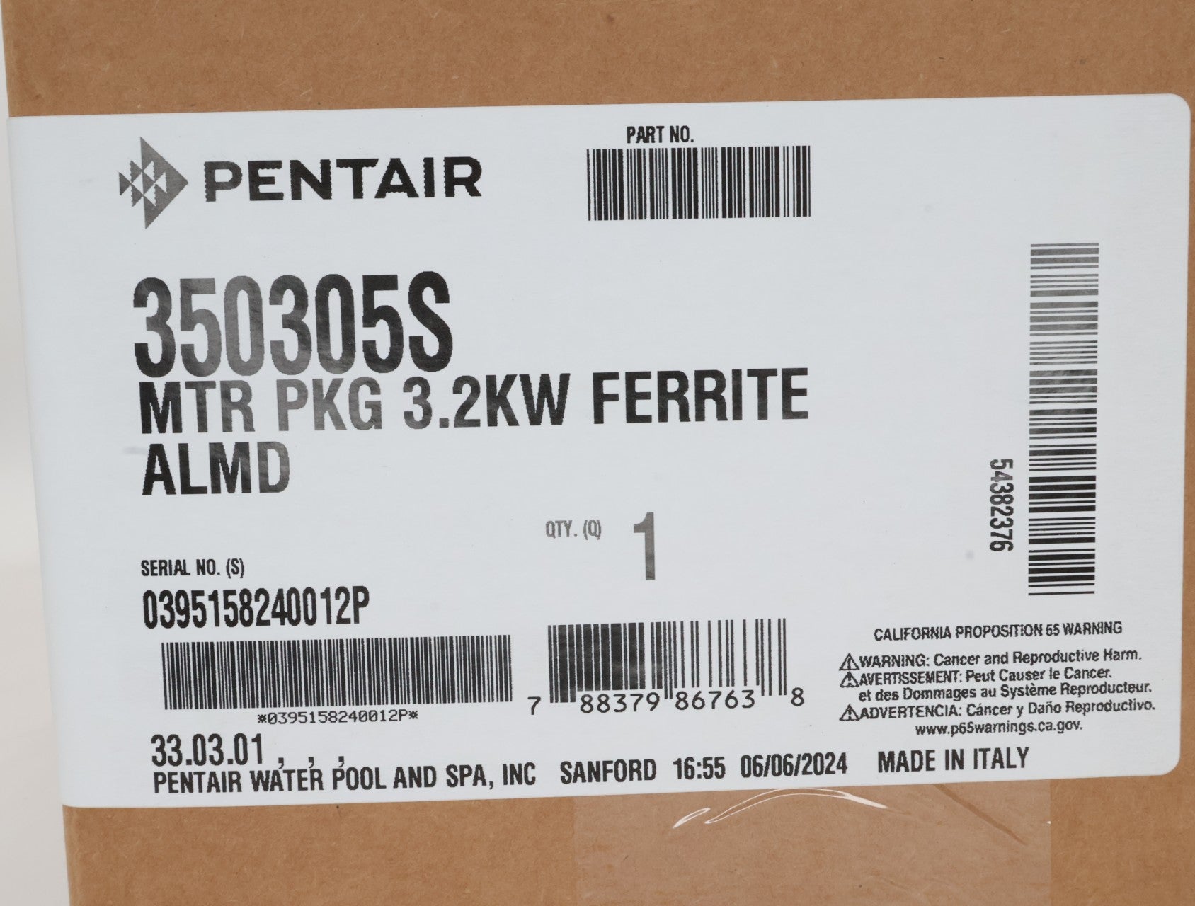 Pentair Variable Speed Intellilflo Motor 350305S - Pool Pump Motors - img - 7