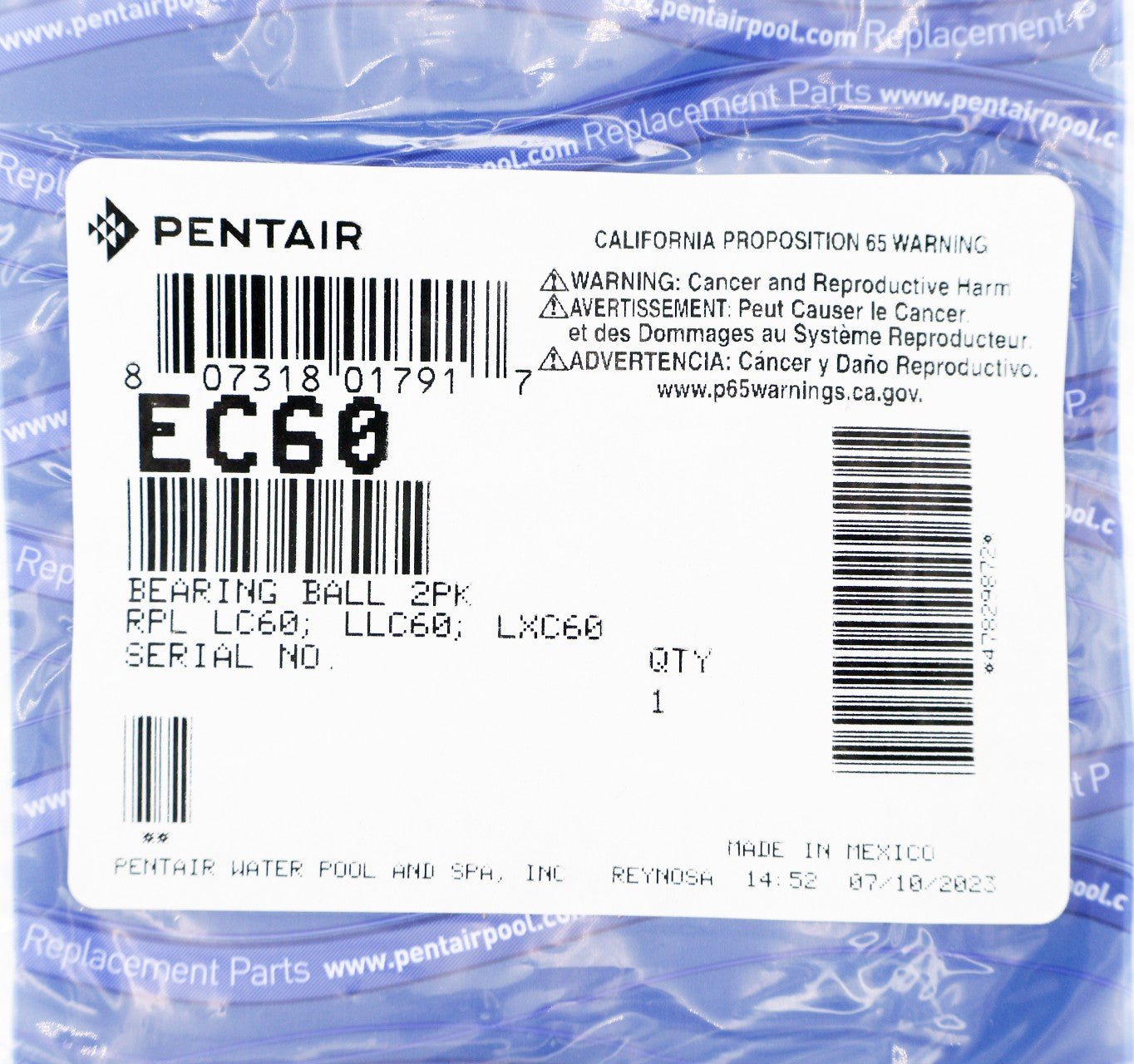 Pentair Wheel Bearing 2-Pack Replacement for Kreepy Krauly Legend EC60 - Cleaner Parts - img-4