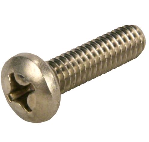 Pentair WhisperFlo Impeller Screw 1/4 - 20 x 1 LH Phillips Pan | 071652Z - Pump Parts - img - 1