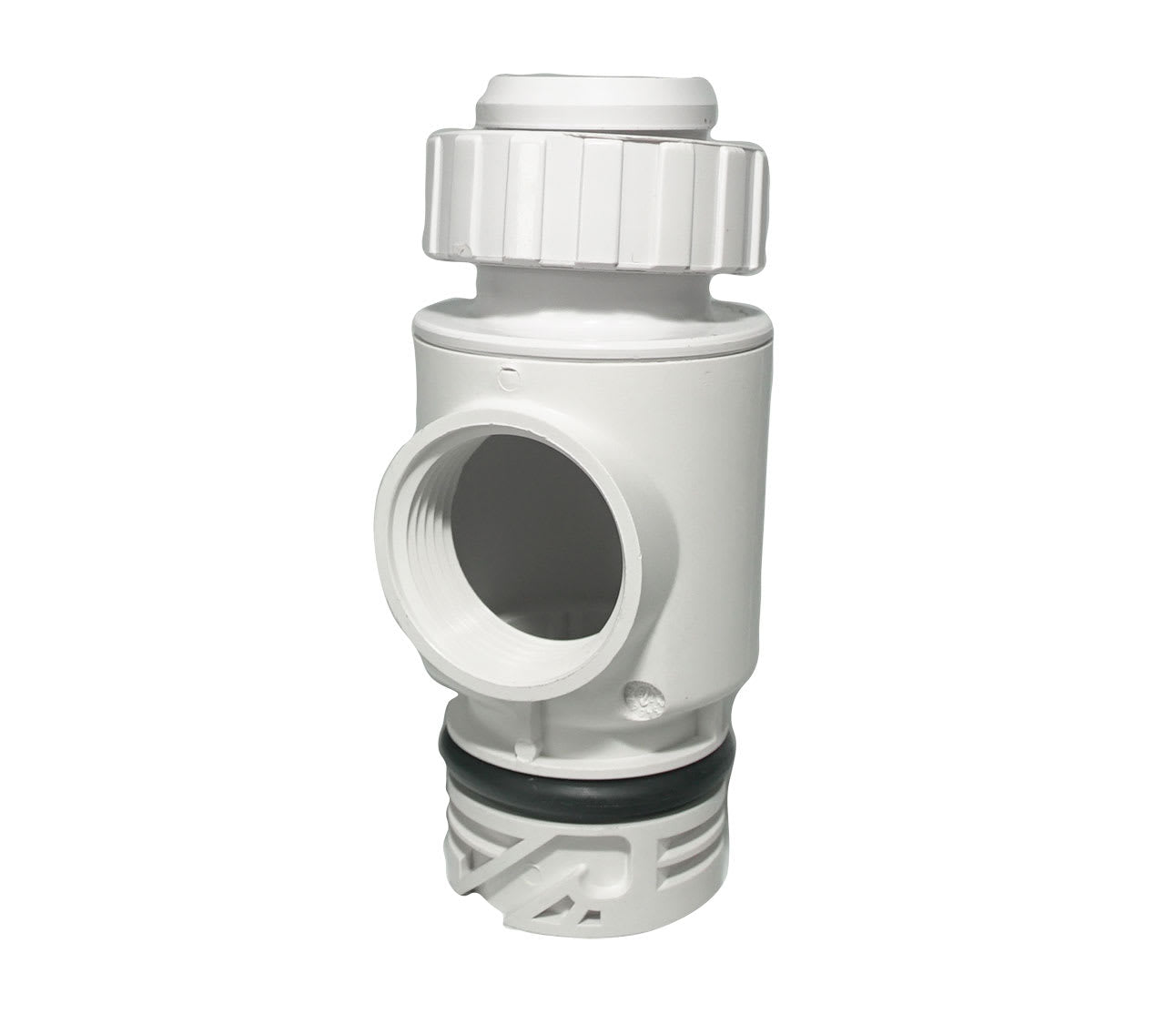 Polaris UWF Quick Disconnect Body, White | 9 - 100 - 3006 - Cleaner Parts - img - 1