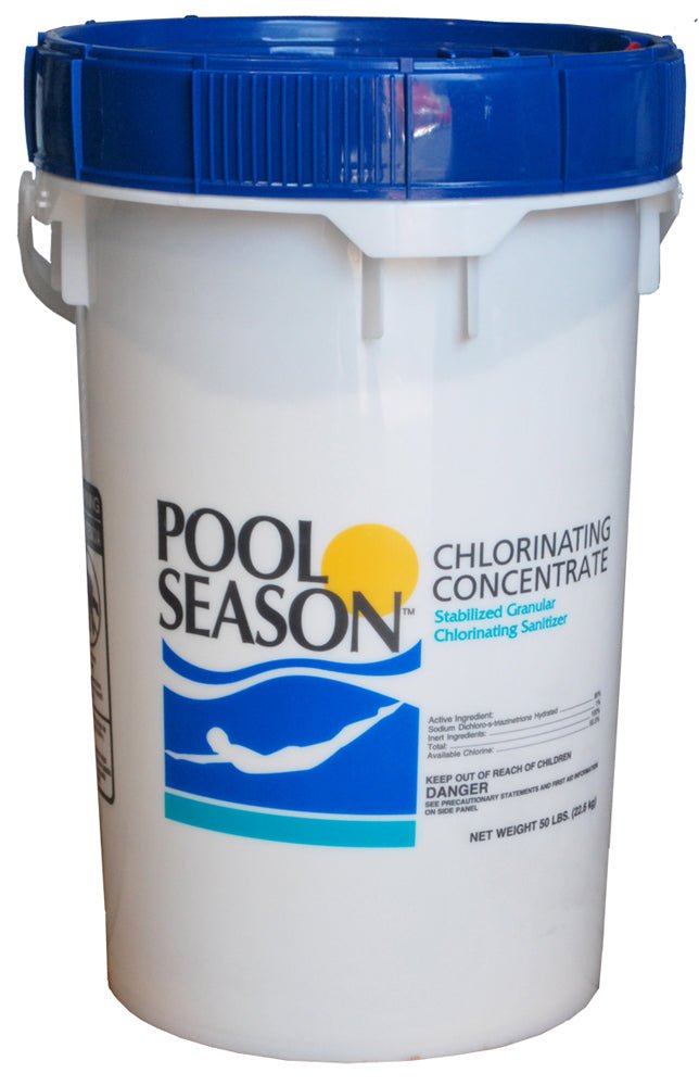 Pool Season 50 lb Pail Chlorinating Concentrate 47251320 - Chems - img-1