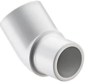 PVC Schedule 40 - 45 Standard Street Elbow, 2" Spigot X Socket White | 427 - 020 - Plumbing - img - 1