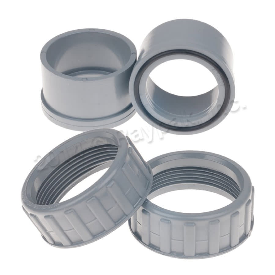 Raypak 2" CPVC Connector & Nut Kit | 006723F - Heater Parts - img - 1