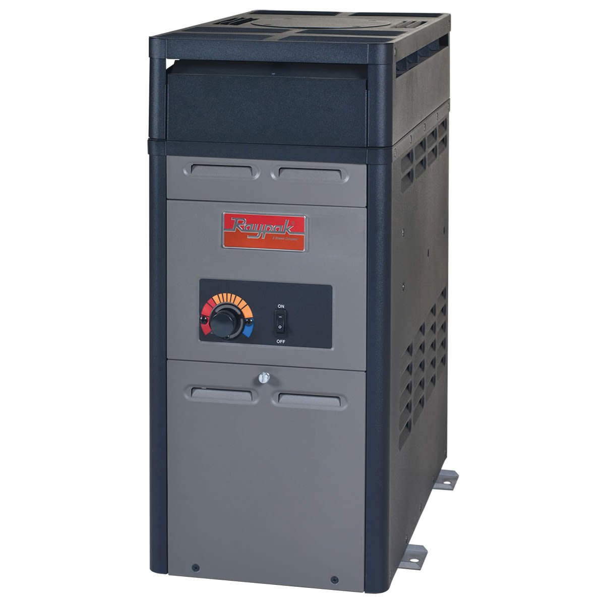 Raypak P - R106A - AN - C Analog Control Natural Gas Heater, 105K BTU, 120V, Polymer Headers, Electronic Ignition, Copper Exchanger, 85 lbs | 014779 - Raypak - img - 1