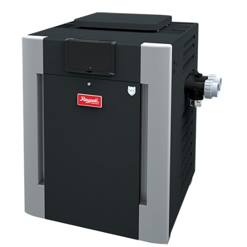 Raypak P - R206A - EN - C 50 Digital Natural Gas Heater, 199.5K BTU, Electronic Ignition, Polymer Headers, Copper Exchanger, 200 lbs | 009216 - Raypak - img - 1
