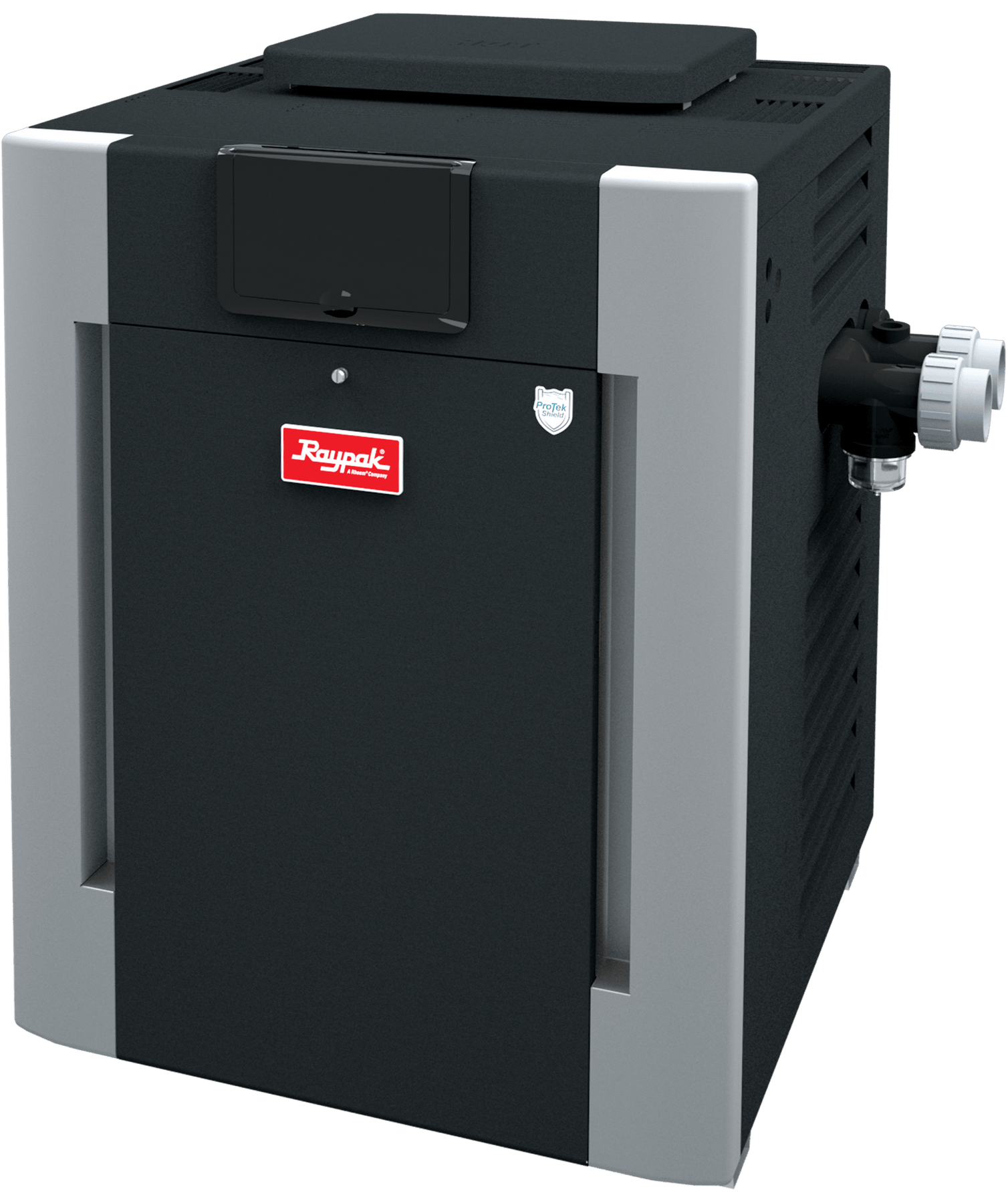 Raypak P-R406A-EP-X #58 Digital Propane Gas Heater, 360K BTU, Cupro-Nickel Exchanger, 260 lbs, ProTek Shield Module | 014953 - Pool Heaters - img-1