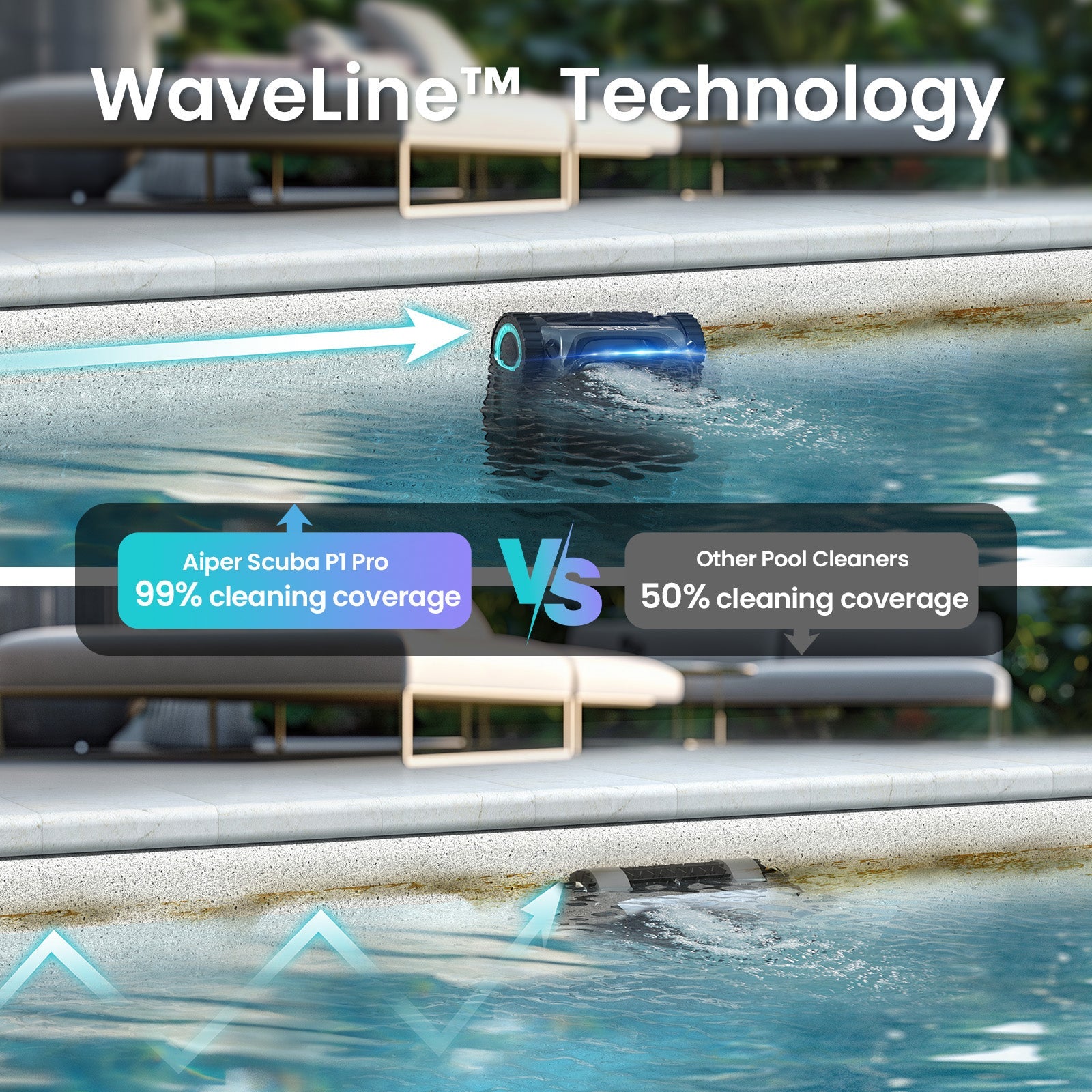 Scuba P1 Pro Cordless Robotic Pool Cleaner X6P - US - img - 3