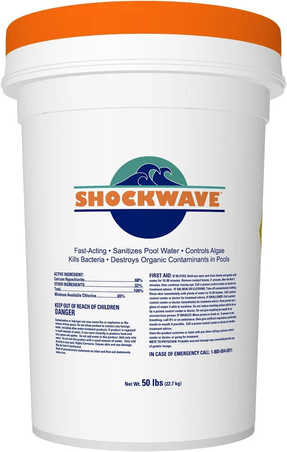 Shockwave 50 lb Granular Calcium Hypochlorite 68%