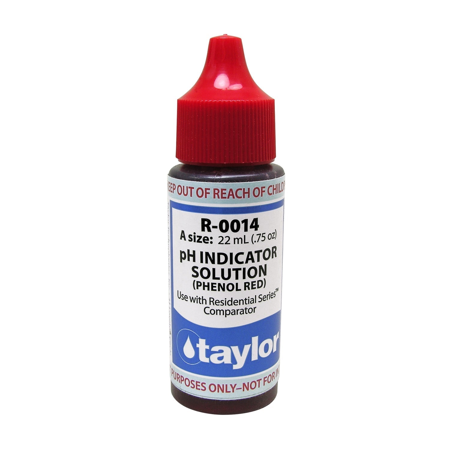 Taylor #14 Phenol Red Reagent Ph Indicator, 3/4 oz | R-0014-A-24 - Chemical Testing - img-1