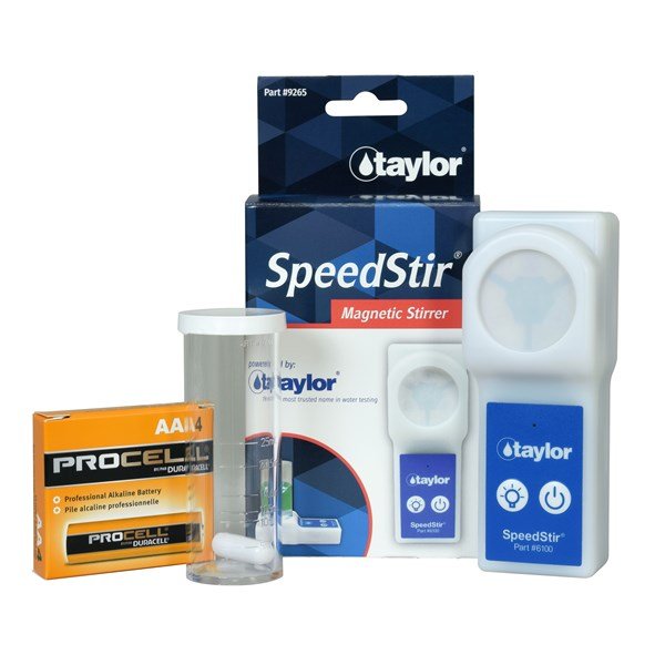 Taylor SpeedStir Start-Up Pack with Sample Tube/Magnetic Stirring Bar and Batteries 9265 - Chemical Testing - img-1