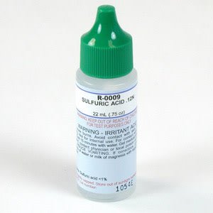 Taylor Sulfuric Acid .12N Dropper Bottle, 3/4 oz | R - 0009 - A - 24 - Chemical Testing - img - 1