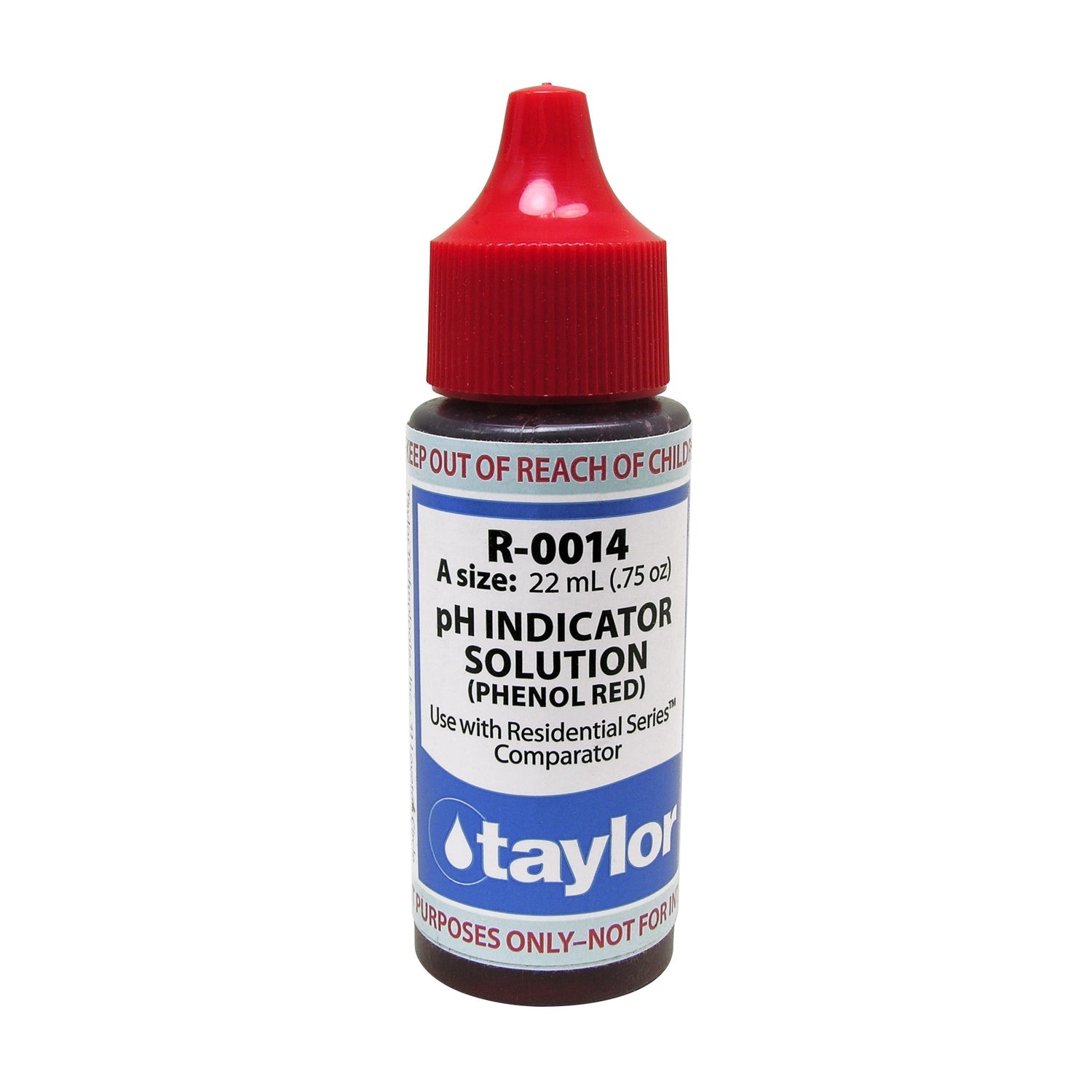 Taylor #14 Phenol Red Reagent Ph Indicator, 3/4 oz | R-0014-A-24