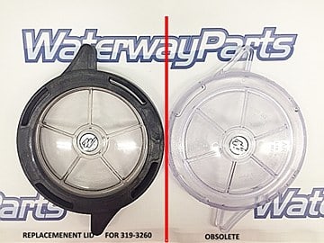 Waterway 6" Trap Lid Easy Lock for Econo - Flo | 319 - 4100 - Pump Parts - img - 1