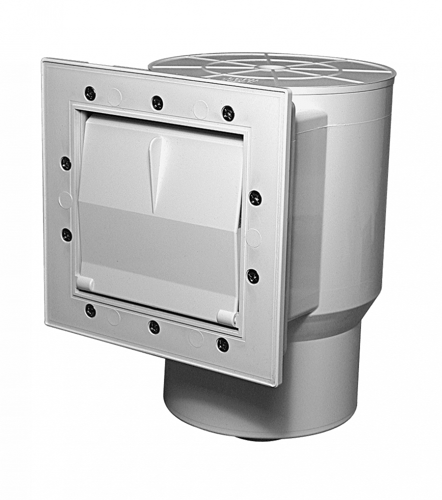 Waterway Flo - Pro II Skimmer, Short Throat with Return, White, Aboveground | 560 - C0C60S - Skimmer - img - 1