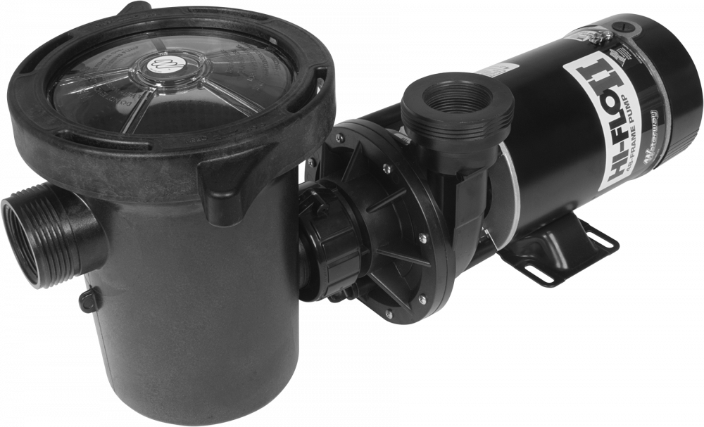 Waterway Hi-Flo II Above Ground Pool Pump and Trap with 3' NEMA Cord .95HP SD-10-1-N - Pool Pumps - img-1