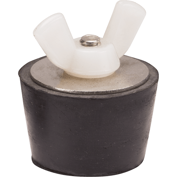 Winter Rubber Expansion Plug 4 w/ White Nylon Wing Nut for 3/4" & 1" Pipe | SP - 204 - Miscellaneous - img - 1