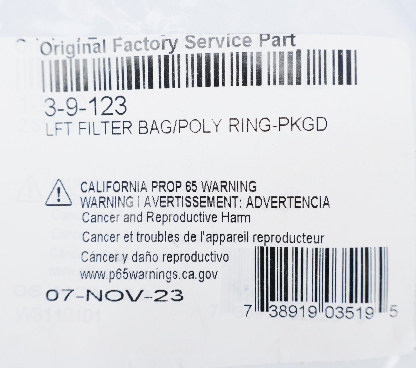 Caretaker (Jandy Zodiac In-Floor) Leaf-B-Gone Complete Filter Bag W/ Poly Ring 3-9-123 - In Floor Cleaning Systems - img-5