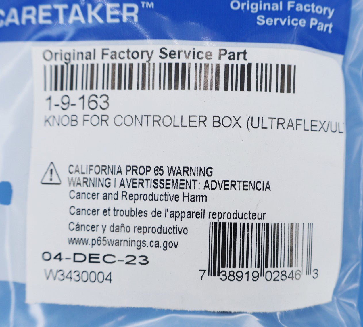 Caretaker (Jandy Zodiac In-Floor) Ultraflex/Ultraflex 2 Rotary Switch Knob 1-9-163 - img-6