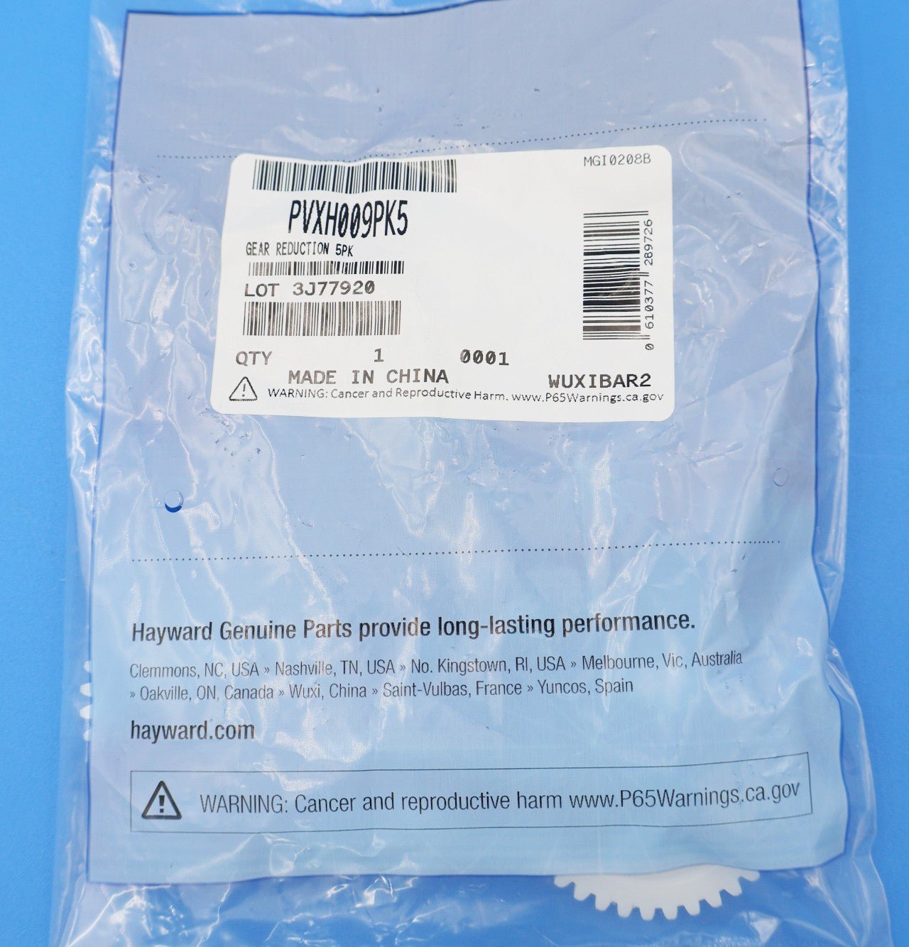 Hayward Aquanaut 200/400 Reduction Gear 5 Pack PVXH009PK5 - Cleaner Parts - img-8