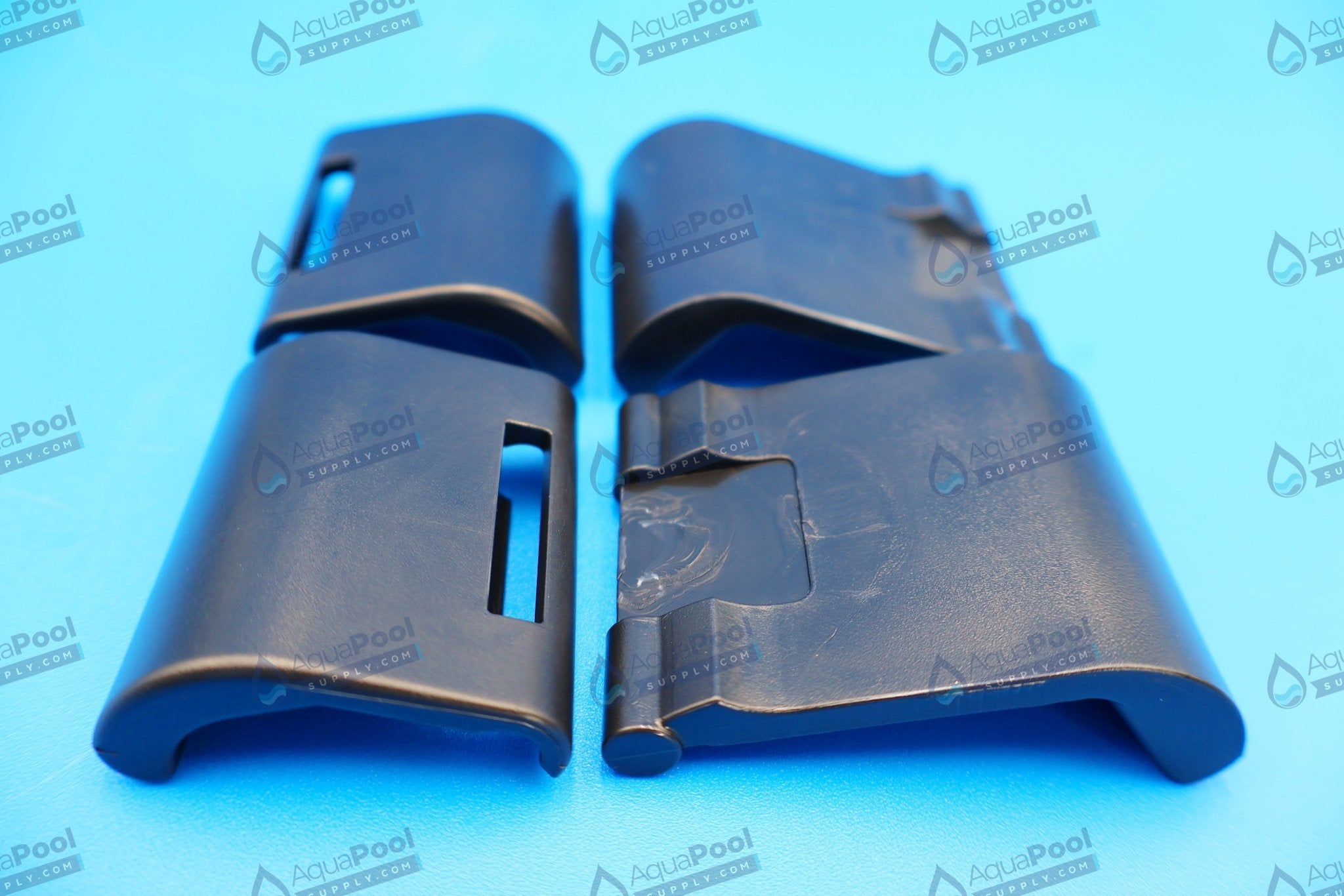 Hayward Black Rear Skirt Kit for AquaNaut 400 & 450/Poolvergnuegen - Includes 2 Hinged & 2 Non-Hinged Skirts (For 4-Wheel Models Only) PVX013028BK - img-3