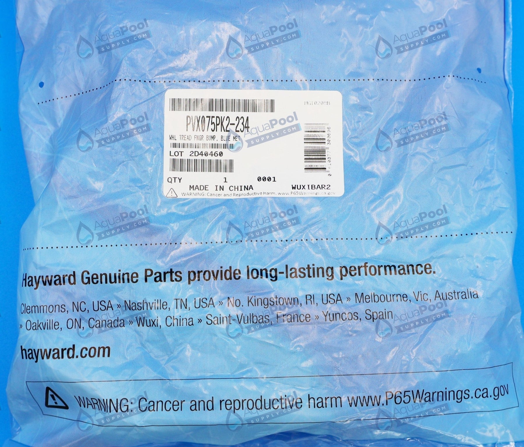 Hayward Blue Metal Finger Hump Wheel Tread for AquaNaut 200, 400 & 450 - 2 Pack PVX075PK2-234 - img-5
