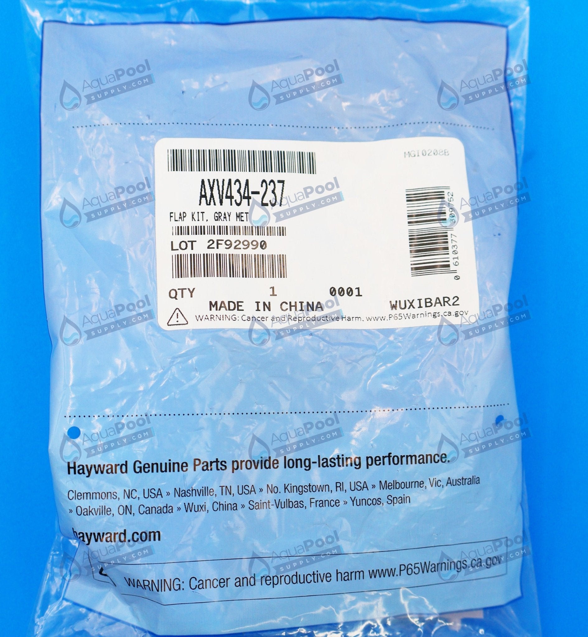 Hayward Flap Kit for PoolVac/Navigator V-Flex - Includes 2 Flaps and Front-Rear Springs AXV434-237 - img-4