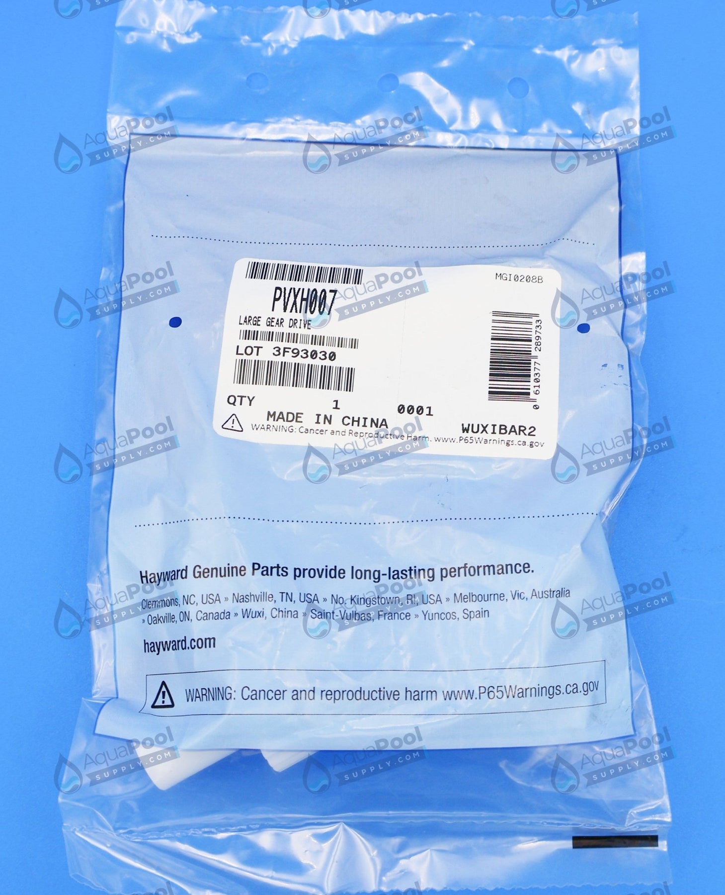 Hayward Large Gear Drive for AquaNaut 200, 400 & 450 and Poolvergnuegen Models PVXH007 - img-5