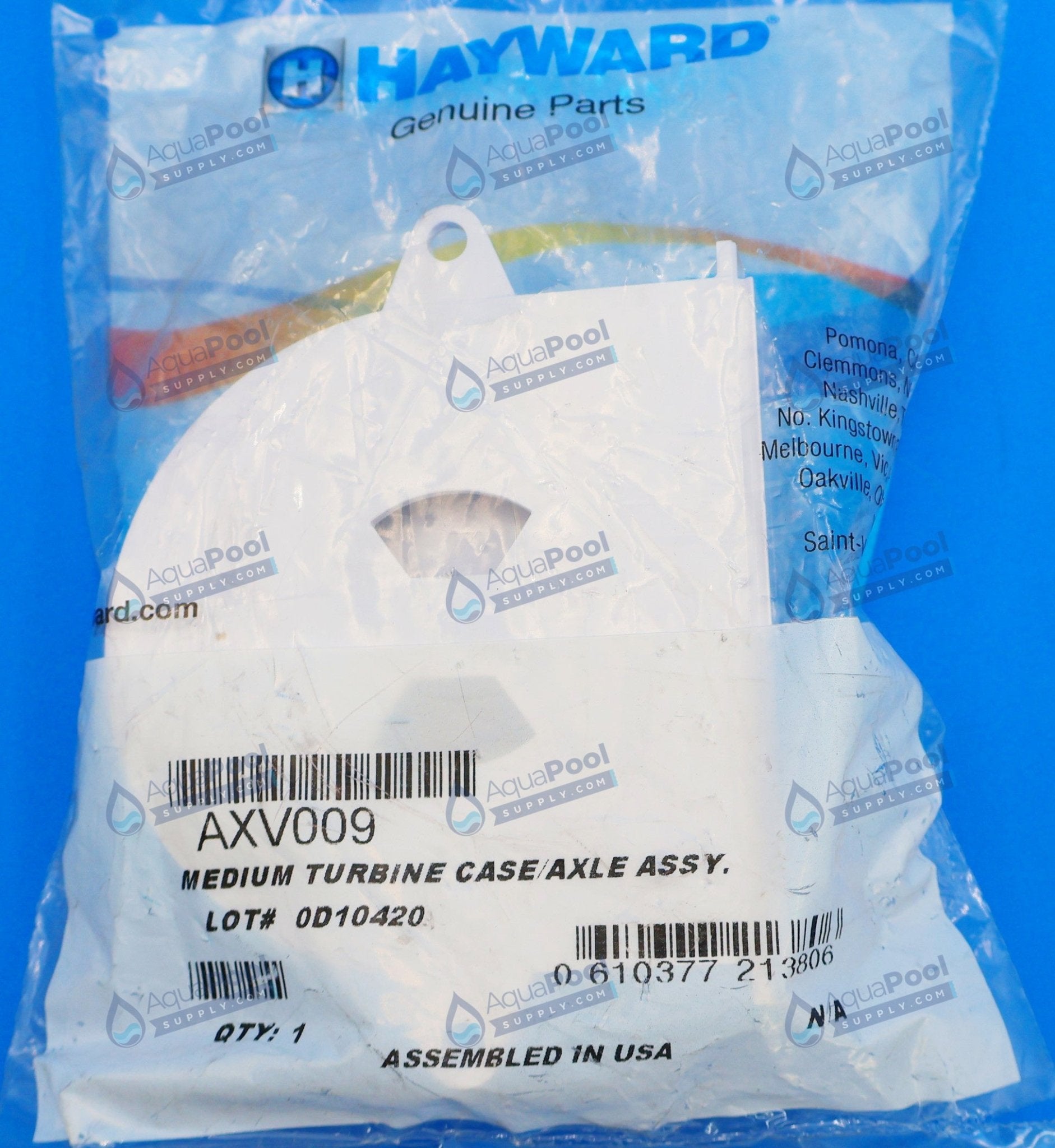 Hayward Medium Turbine Case with Axle - Compatible with AquaBug, Penguin, Wanda the Whale, Diver Dave, PoolVac Series, Navigator Series, and Hayward Blu AXV009 - img-6