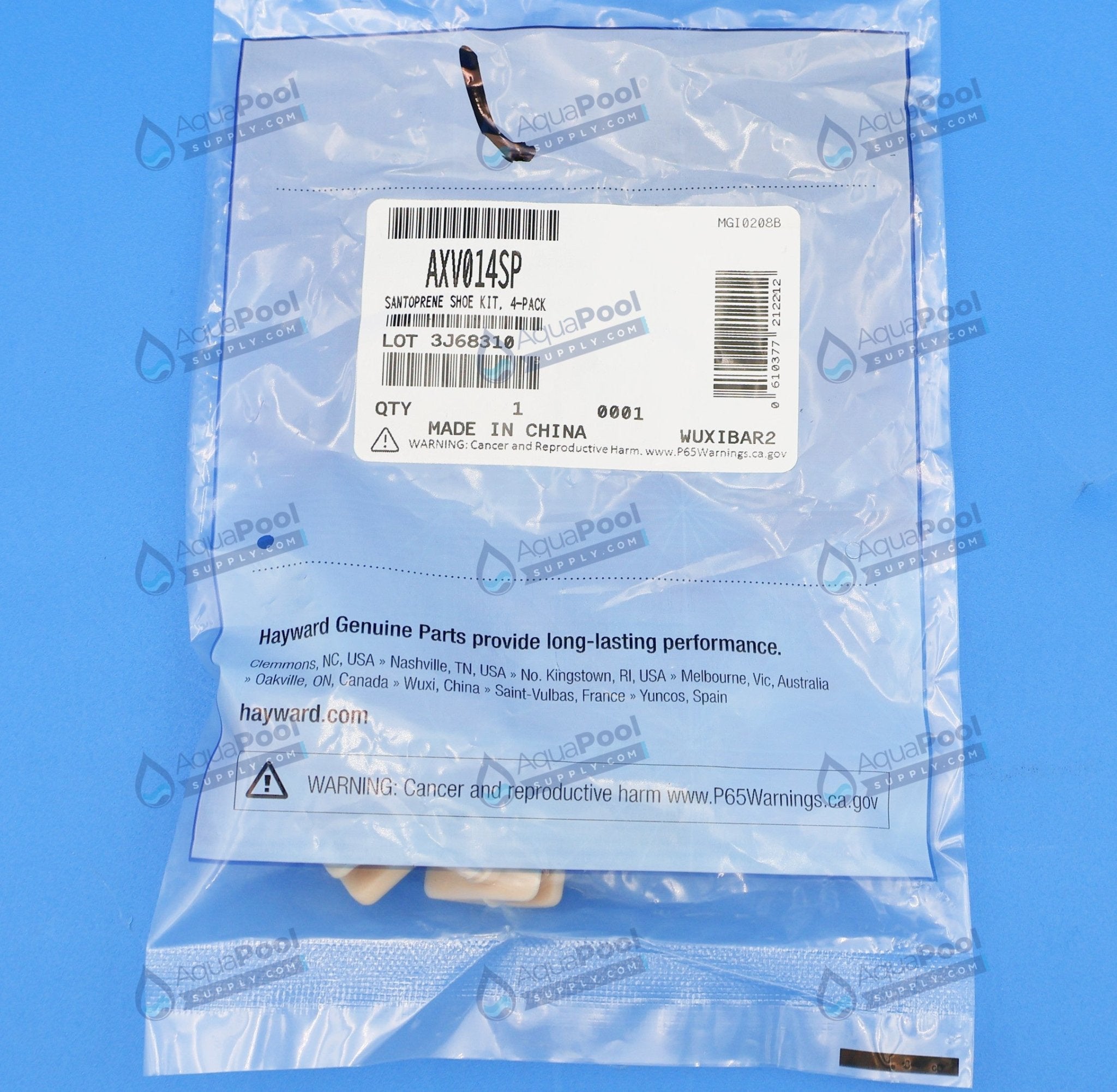 Hayward Navigator/Aquabug Slotted Santoprene Shoe Kit AXV014SP - img-4