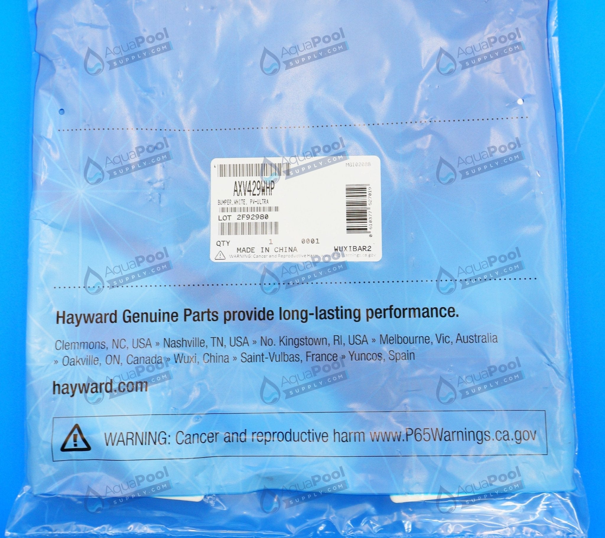 Hayward PoolVac Ultra Bumper Assembly White AXV429WHP - img-5