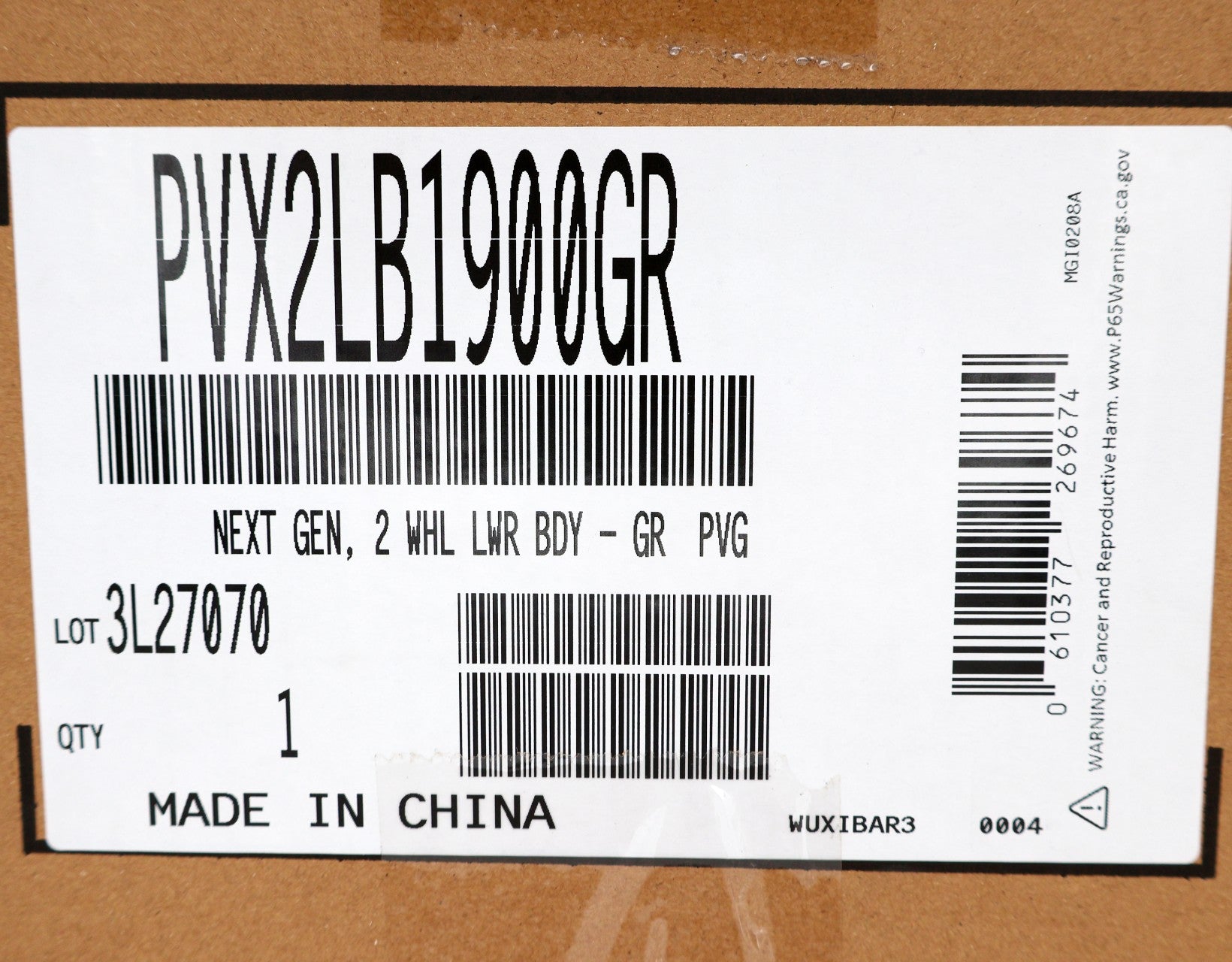 Hayward Poolvergnuegen Gray Lower Body for The PoolCleaner™ 2-Wheel Assembly PVX2LB1900GR - img-7