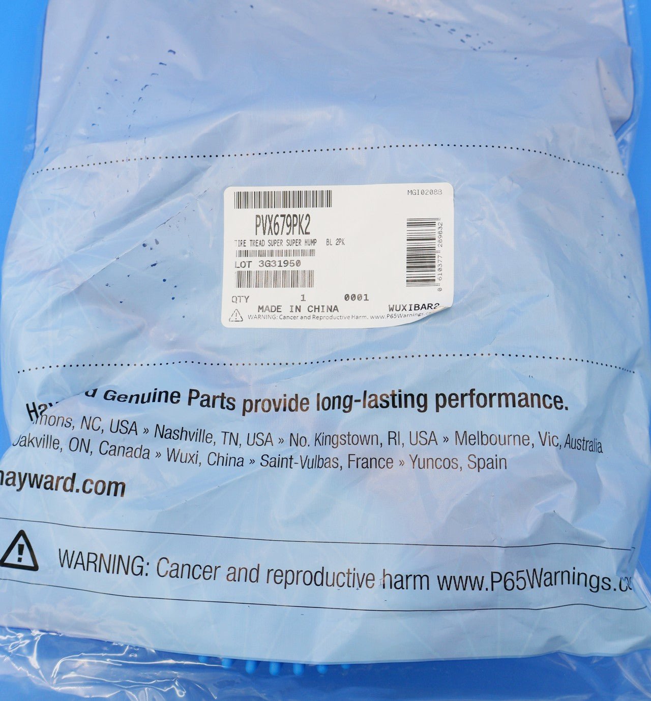 Hayward Poolvergnuegen Light Blue Super Super Hump Tires PVX679PK2 - Cleaner Parts - img-6