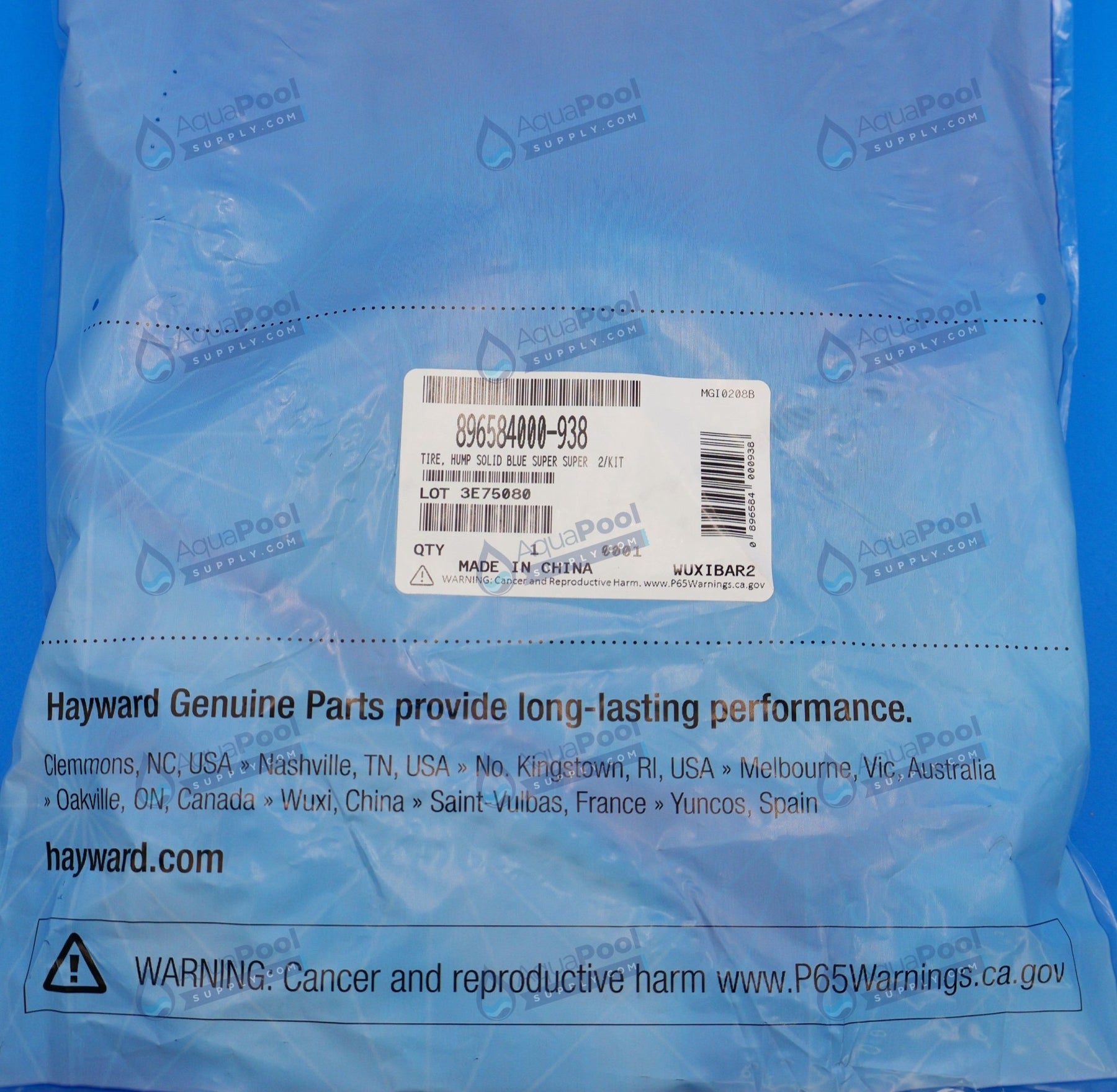 Hayward Poolvergnuegen Lt. Blue Standard Tires with SUPER Hump - 2 Pack 896584000-938 - img-5