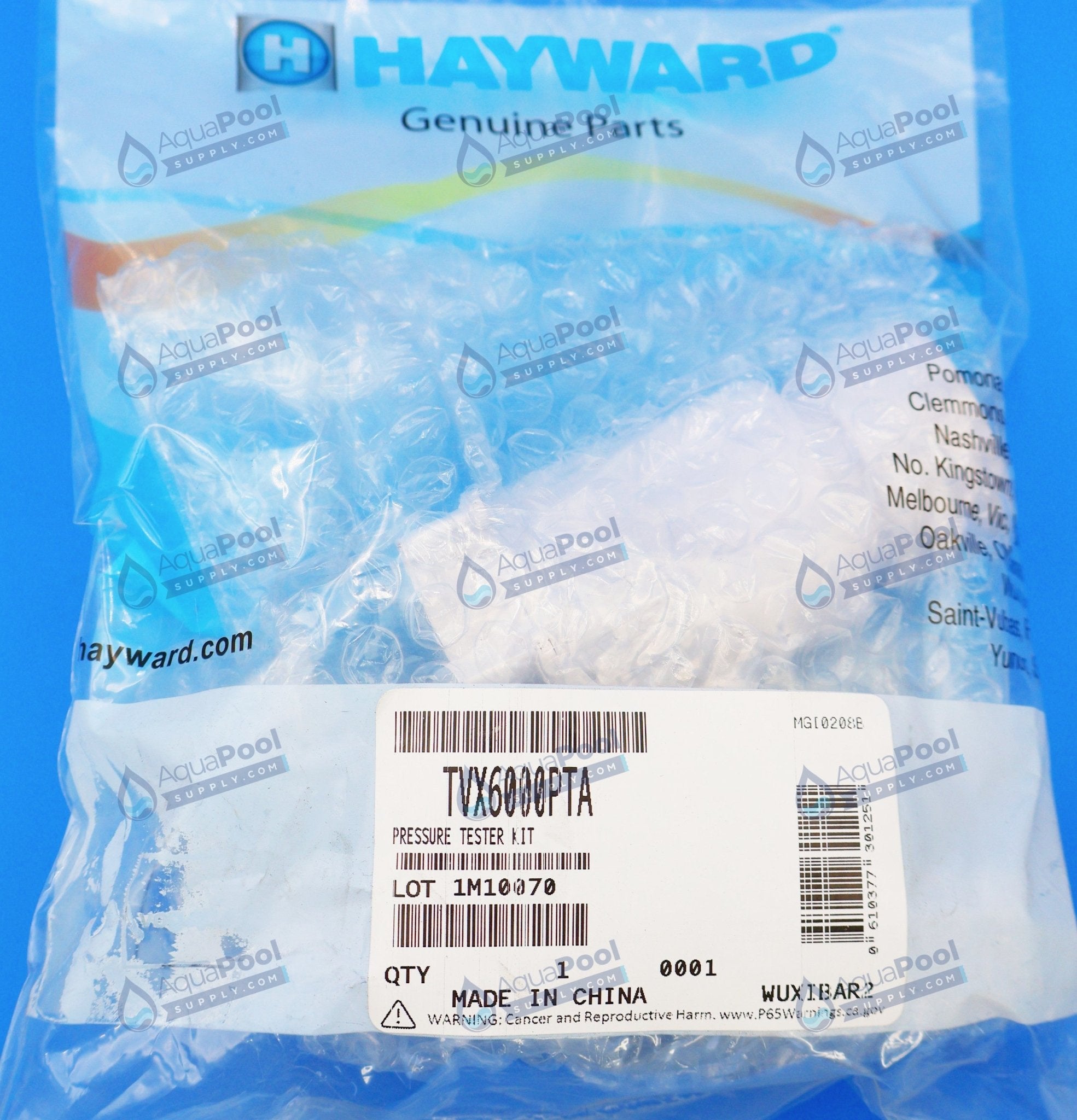Hayward Pressure Tester Kit for TriVac 500 & 700 TVX6000PTA - img-6