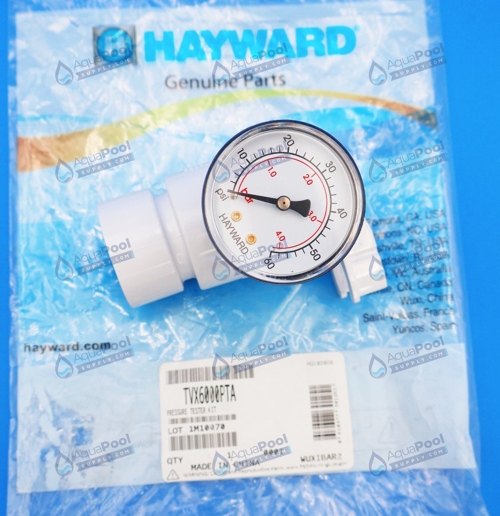 Hayward Pressure Tester Kit for TriVac 500 & 700 TVX6000PTA - img-7
