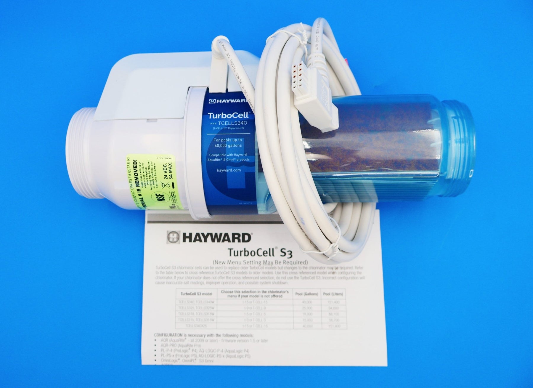 Hayward TurboCell S3 40k Gallon Salt Cell TCELLS340 - img-2