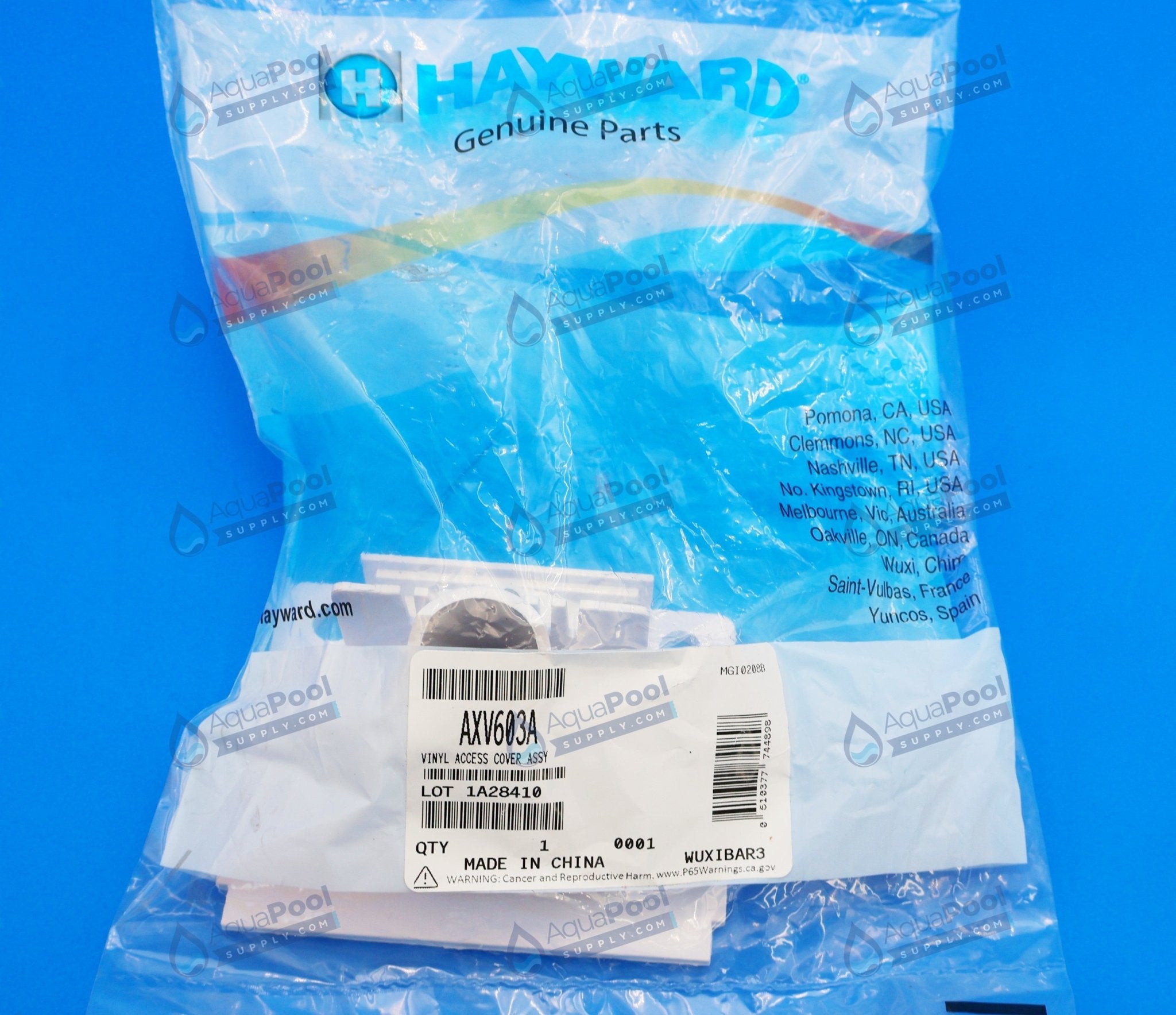Hayward Vinyl Access Cover Assembly - Compatible with PoolVac Series, Navigator Pro, and Hayward Blu AXV603A - img-6