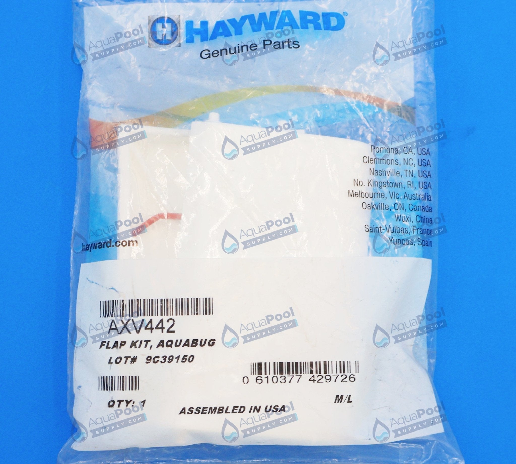 Hayward White Flap Kit for AquaBug, Penguin, Wanda the Whale, Diver Dave - Includes 2 Flaps (Front & Rear) AXV442 - img-5
