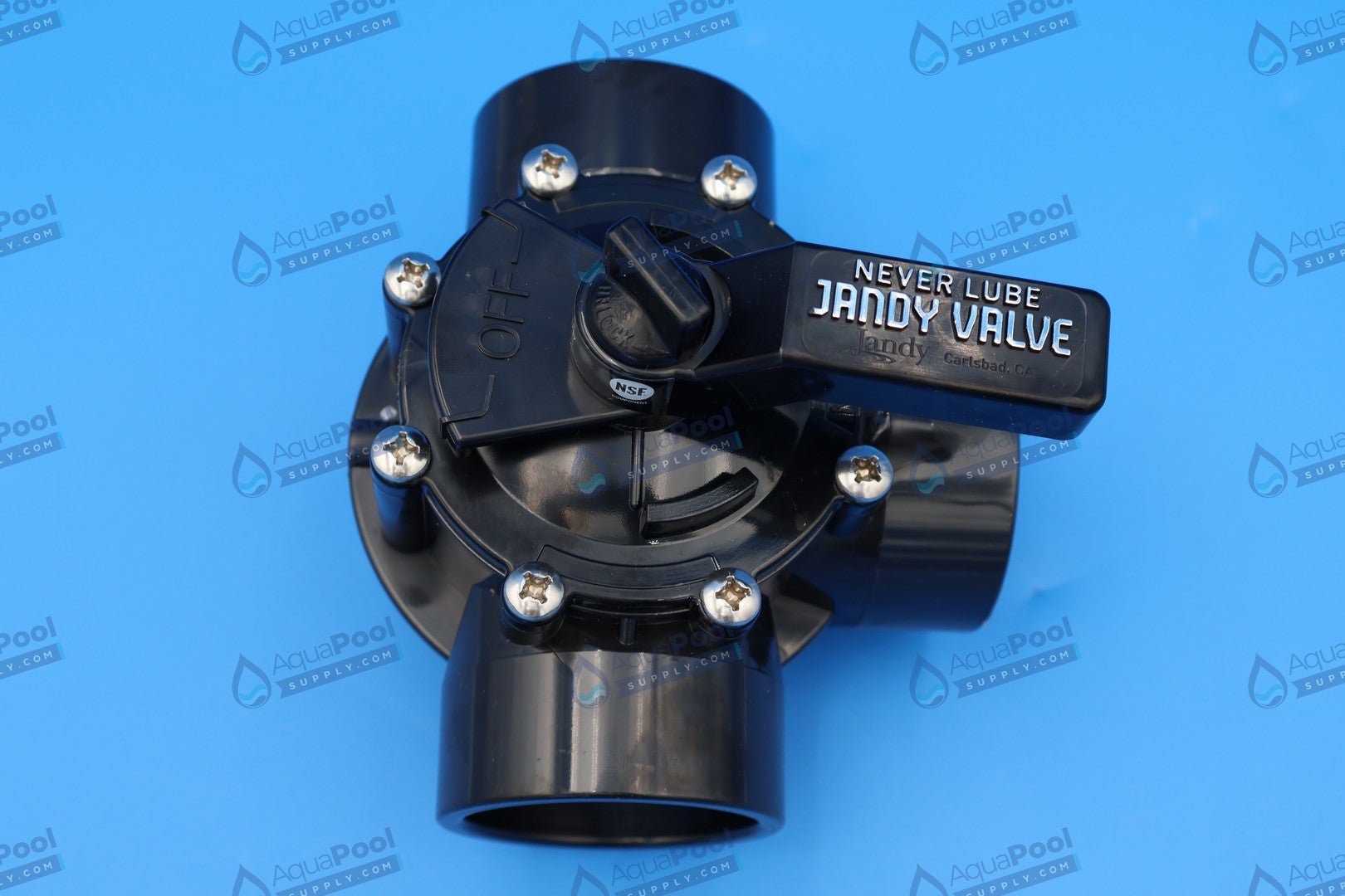 Jandy 2"-2 1/2" Neverlube Positive Seal 3-Port Diverter Valve 4717 - Plumbing Supplies