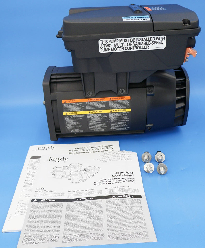 Jandy FloPro PlusHP DV2A Motor w/ Drive 2.7 HP R0816800