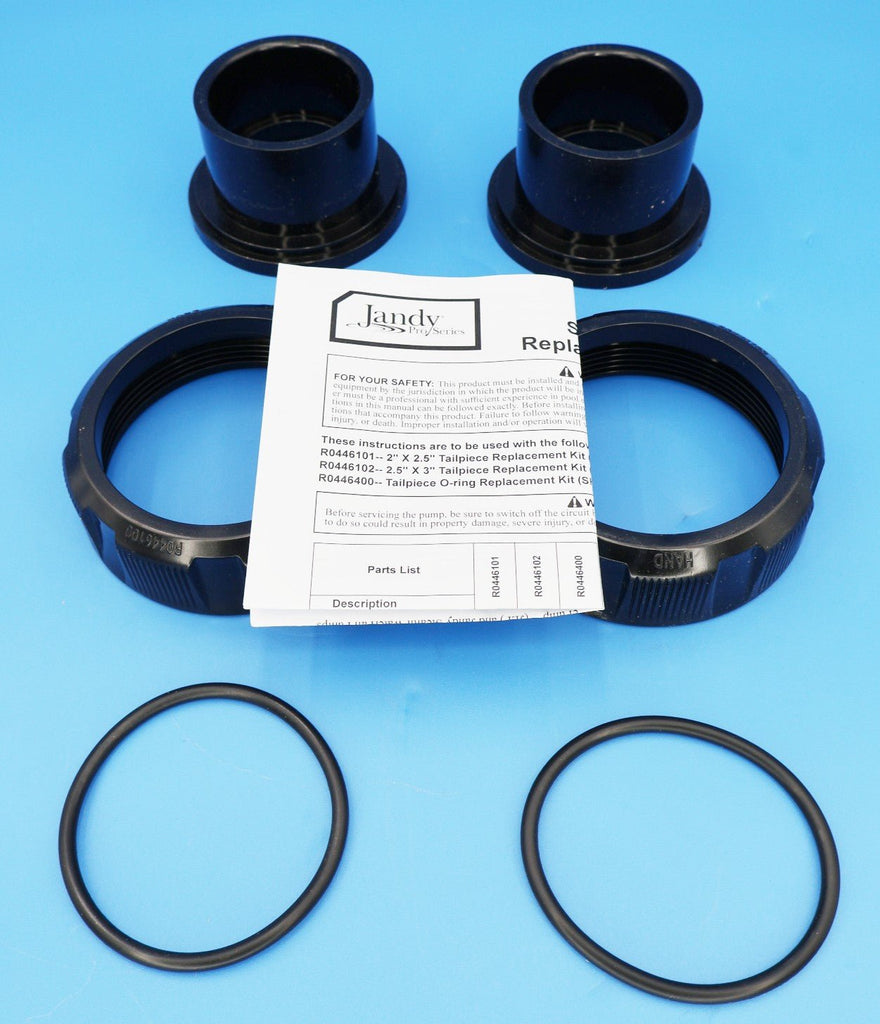 Jandy ePump / SHP / JEP Unions w/ O-Rings 2